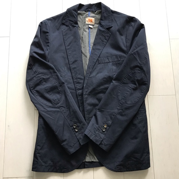 NWOT HUGO BOSS navy cotton sport coat size 40R - Picture 2 of 6